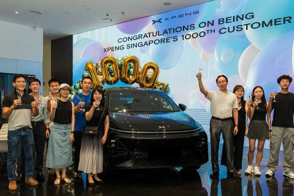 XPENG Singapore Reaches 1,000th Vehicle Delivery Milestone