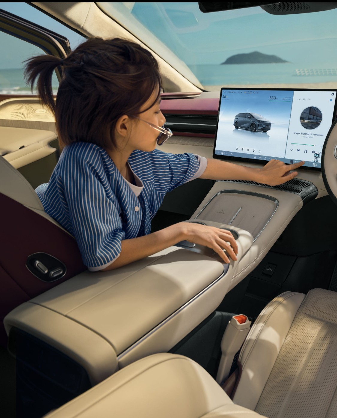 XPENG X9 intelligent XOS cockpit mobile
